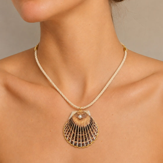 Emma Pendant — Classic Charlotte shell jewelry