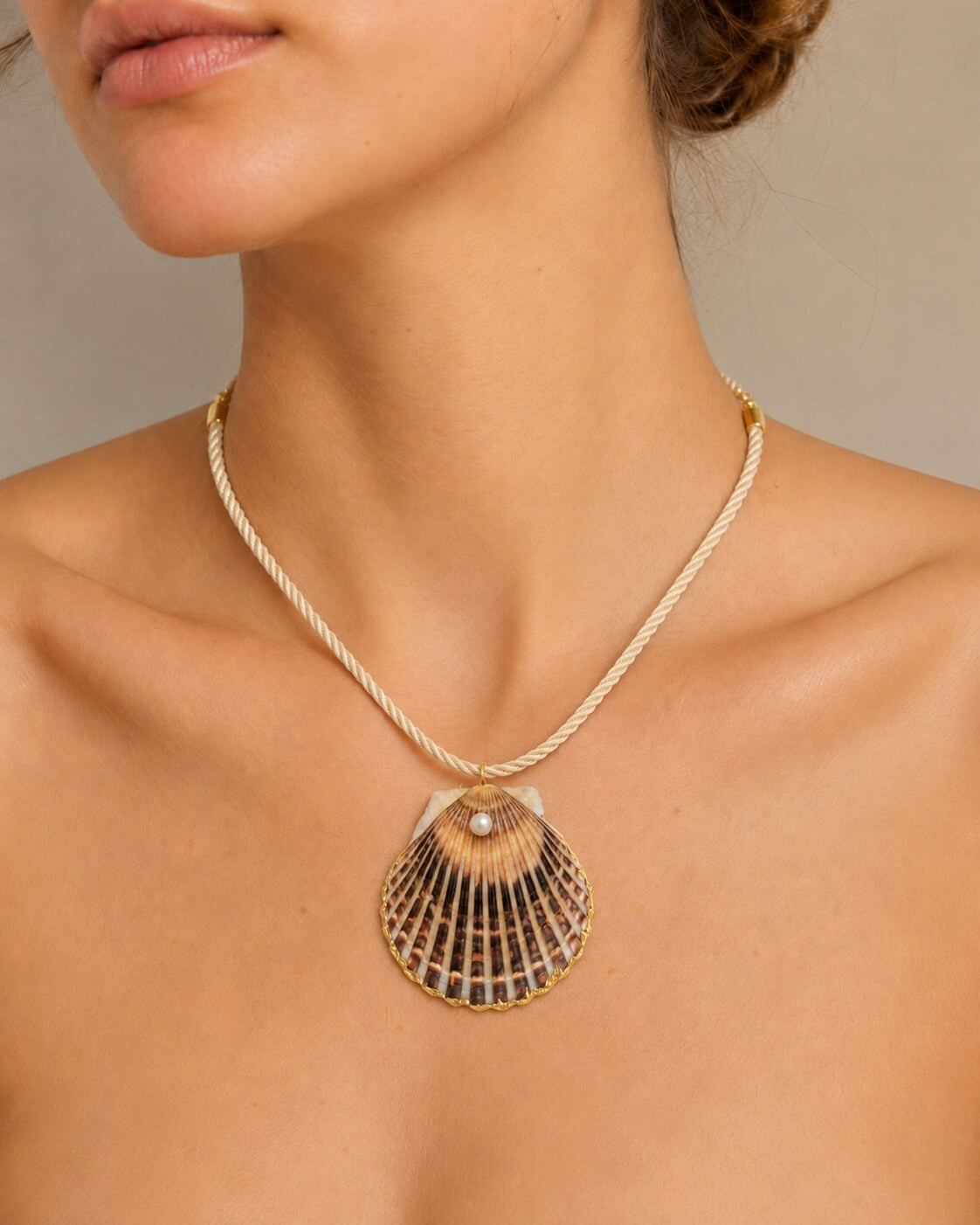 Emma Pendant — Classic Charlotte shell jewelry