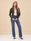 Erin Burnished Leather Biker Jacket model_front_2