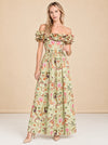 Agua by Agua Bendita Espliego Habitat cotton maxi dress model_front_2