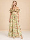 Agua by Agua Bendita Espliego Habitat cotton maxi dress model_front_3