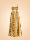 Hilo Stripes Floral Beaded-Strap Maxi Dress — ghost back