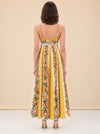 Hilo Stripes Floral Beaded-Strap Maxi Dress — model back