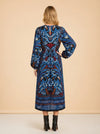Farm Rio Long-Sleeve Midi Dress model_back