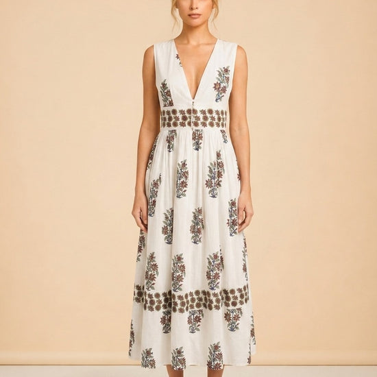 Floral Dress model_front