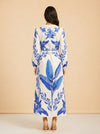 Floral Midi Tie Dress