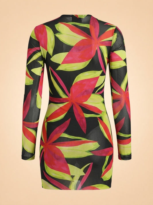 Floral Midi - back (flat)