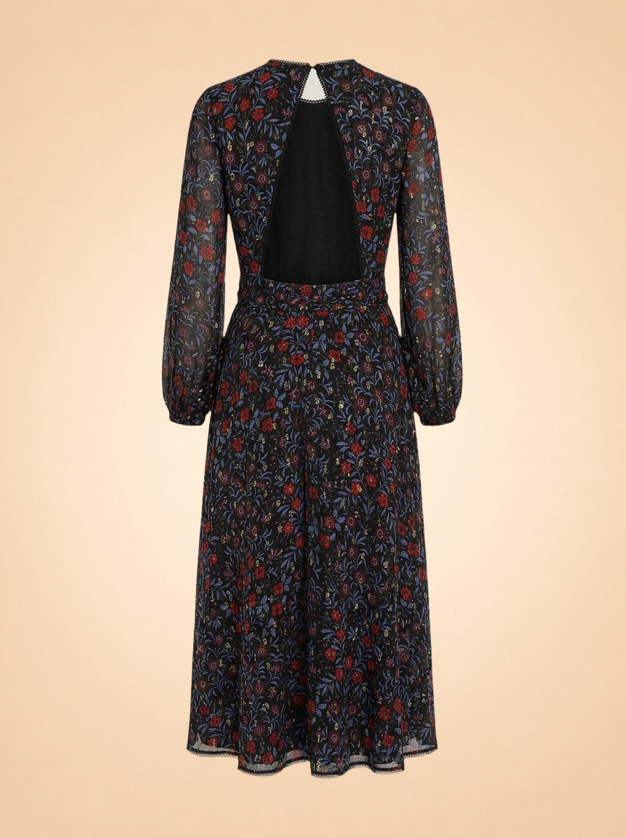 Floral Midi ghost_back