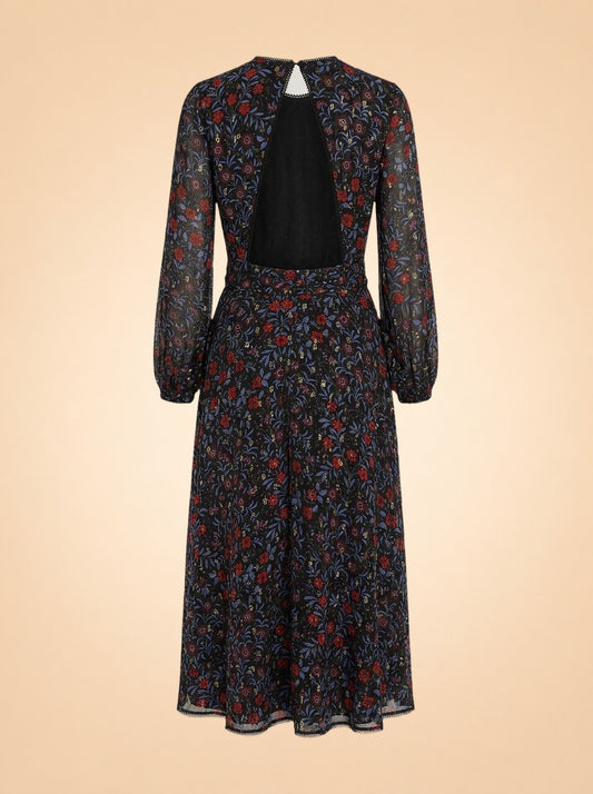 Floral Midi ghost_back
