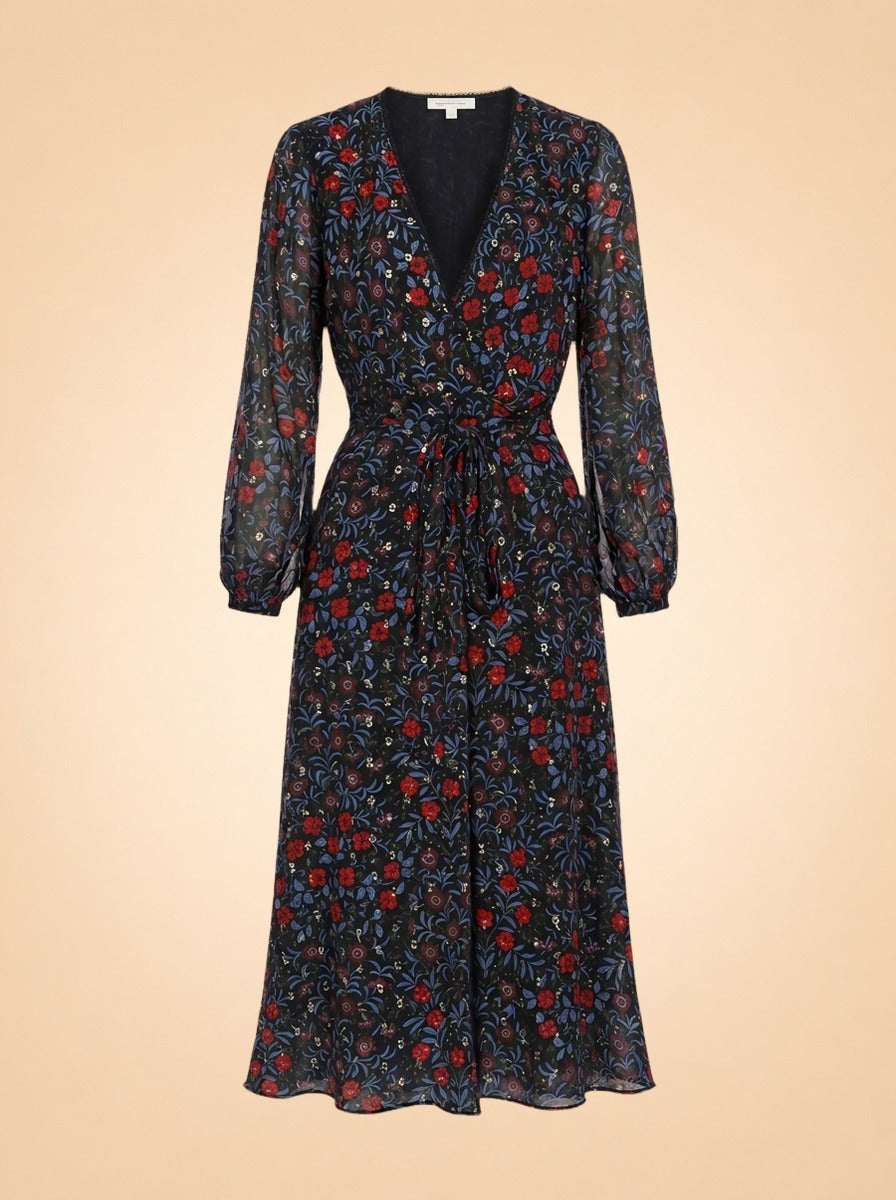Floral Midi ghost_front