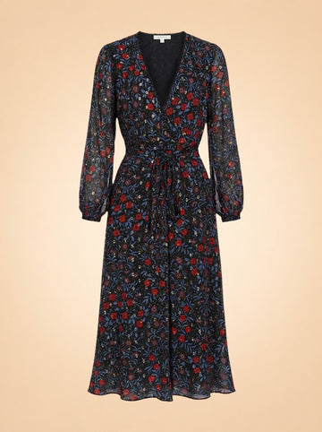 Floral Midi ghost_front
