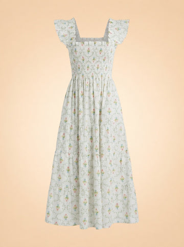 Floral Nap Dress by Hill House — front detail