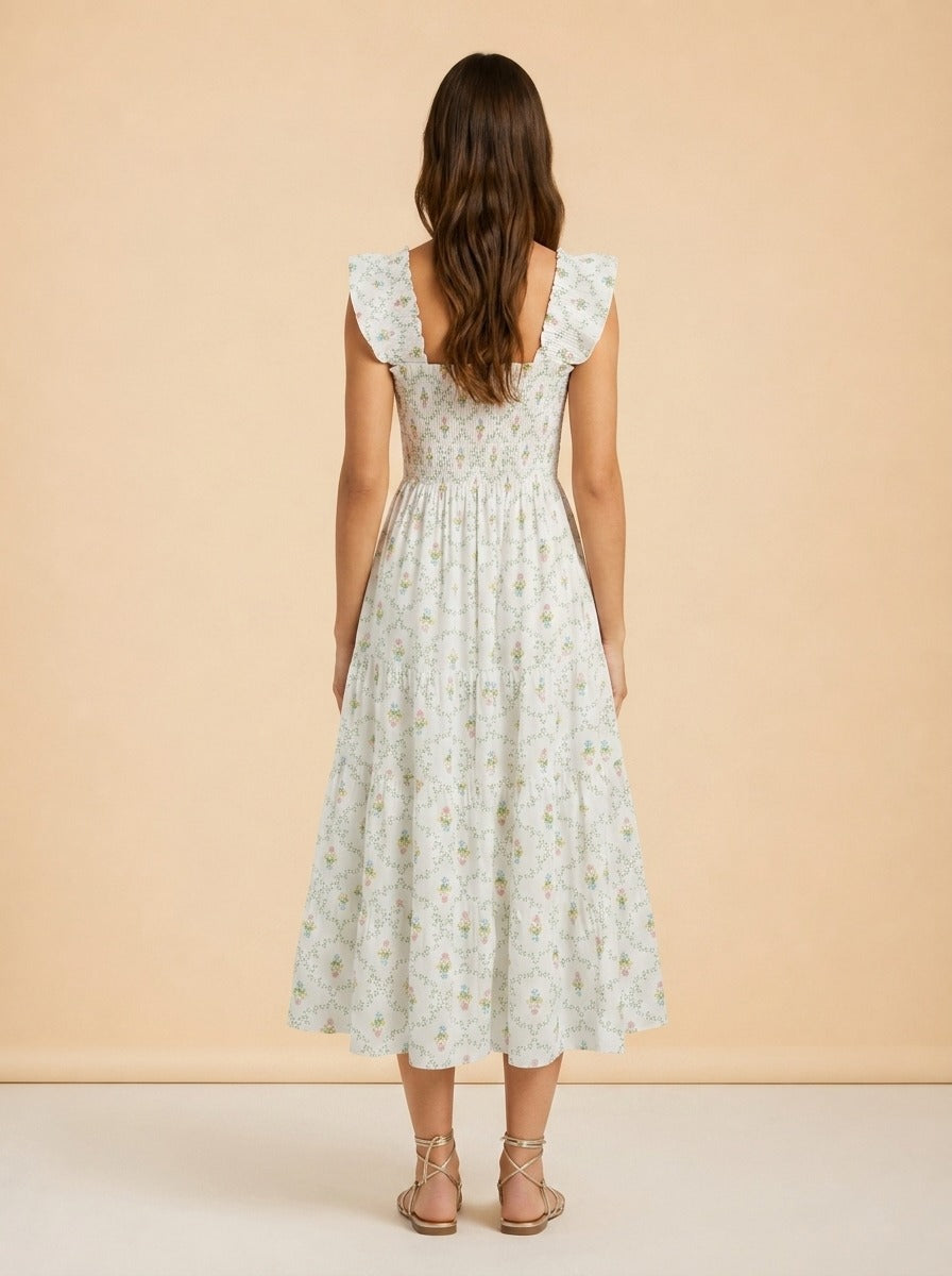 Floral Nap Dress by Hill House — back