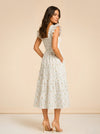 Floral Nap Dress by Hill House — over the shoulder