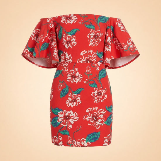 Floral Tuck Sleeve