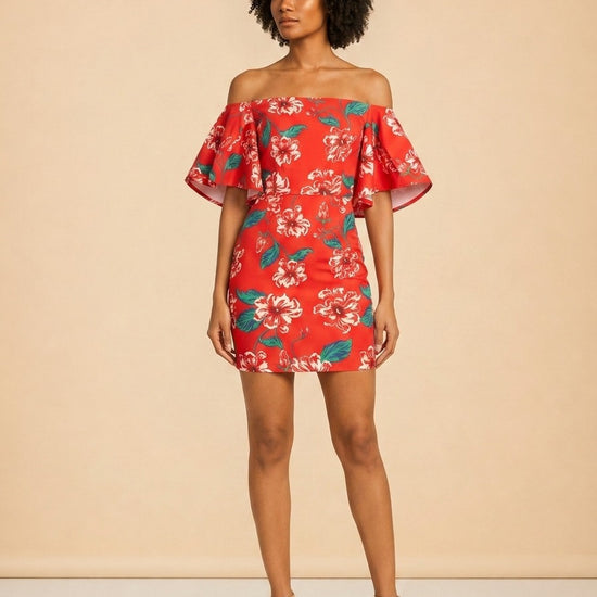 Floral Tuck Sleeve