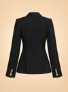 Full Back Duchess Blazer Black ghost_back