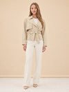 Gemma Washed Suede model_front