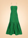 Green Marbella Silk Dress — HESS