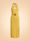 Halterneck Midi Length Dress