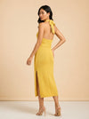 Halterneck Midi Length Dress