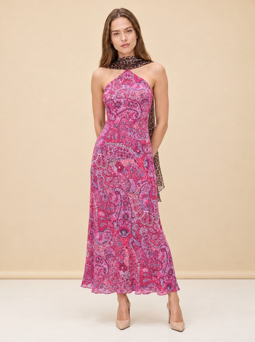 Hayley - Leopard Paisley Mix Multi model_front