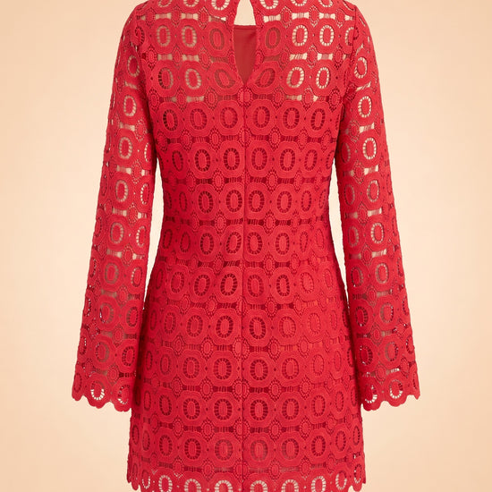 The Eliza Mini Dress ghost_back