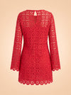 The Eliza Mini Dress ghost_back