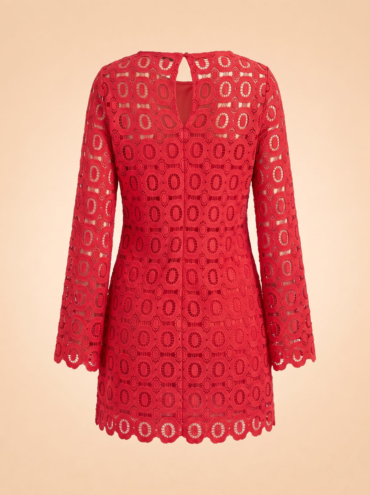 The Eliza Mini Dress ghost_back