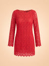 The Eliza Mini Dress ghost_front