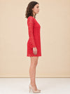 The Eliza Mini Dress model_side