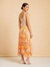 Hooper Pleated Asymmetrical Skirt