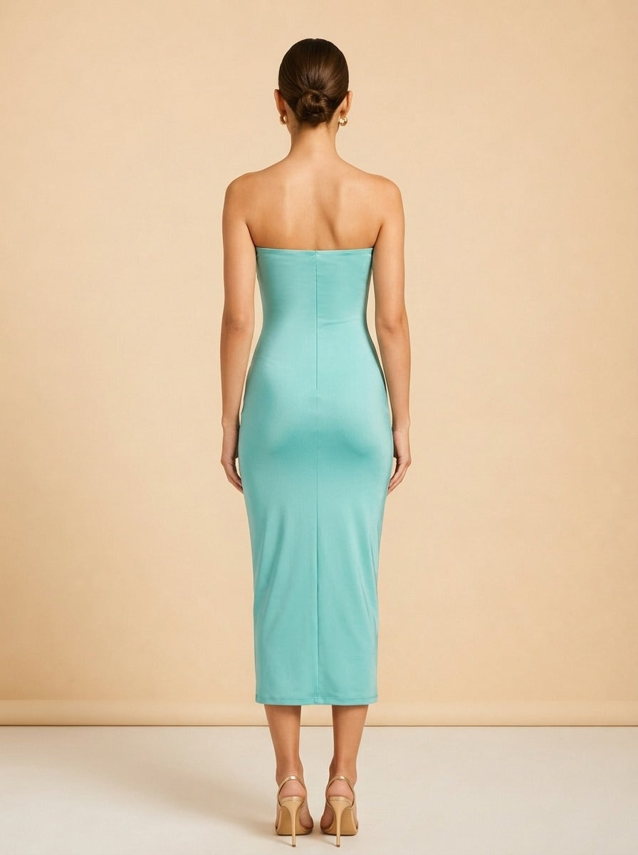 Ida Midi Dress model_back