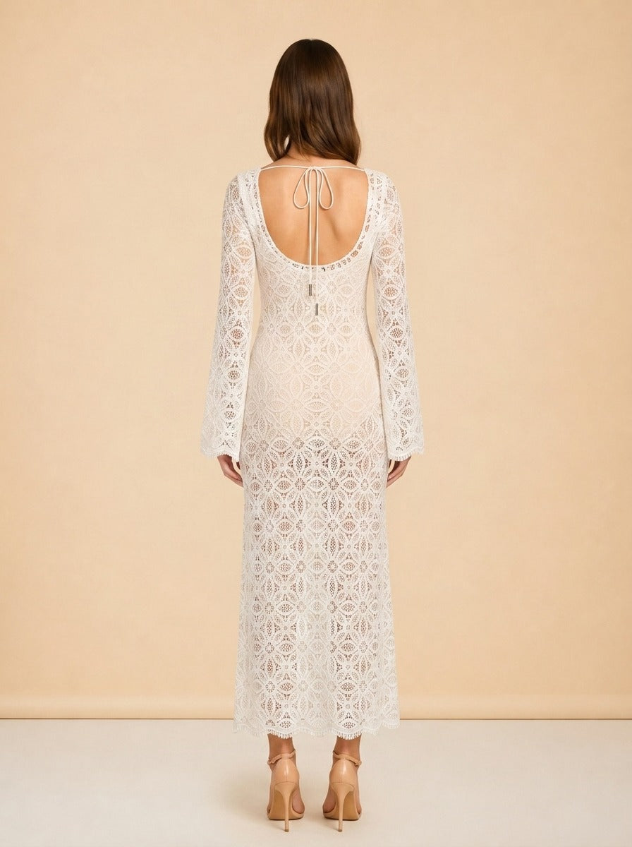 Imogen Crochet Maxi Dress