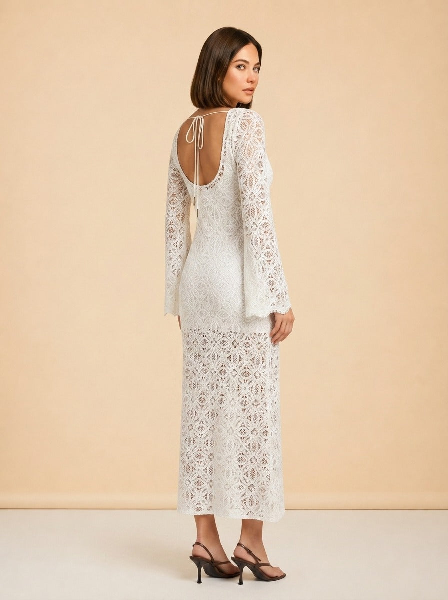 Imogen Crochet Maxi Dress
