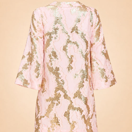 Ines Mini Caftan Dress ghost_back