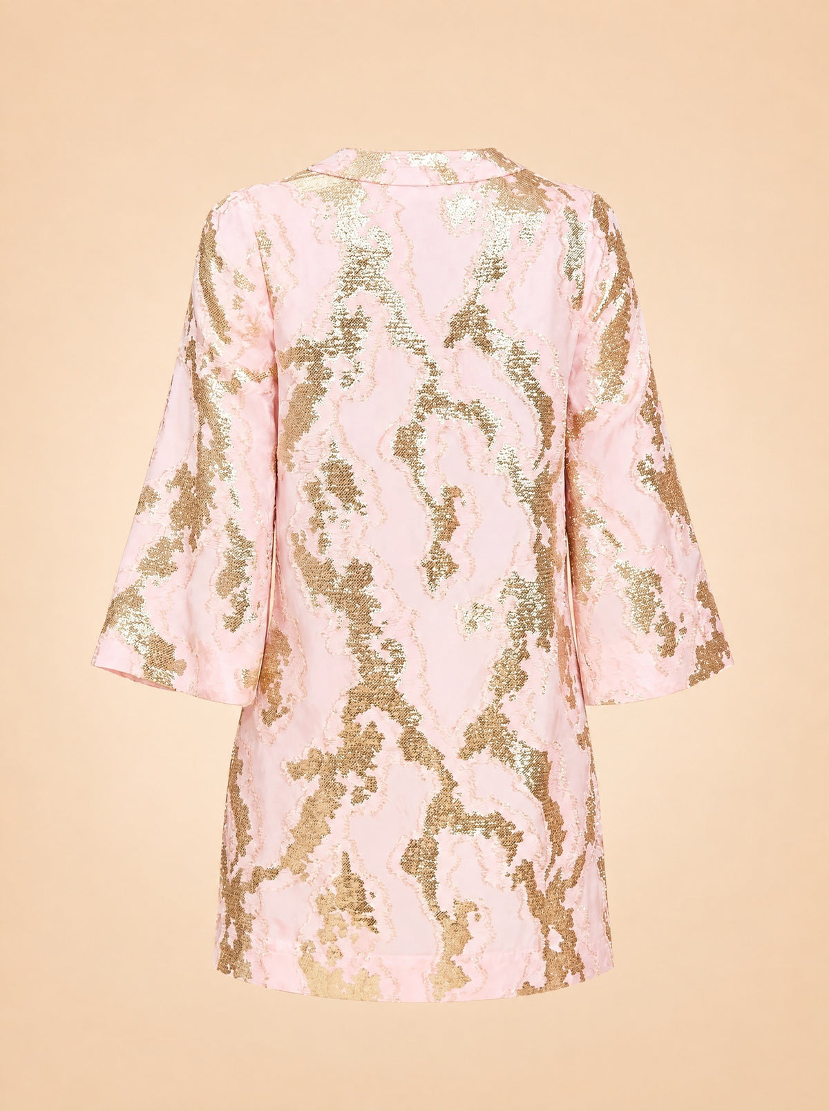 Ines Mini Caftan Dress ghost_back
