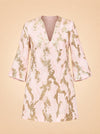 Ines Mini Caftan Dress ghost_front