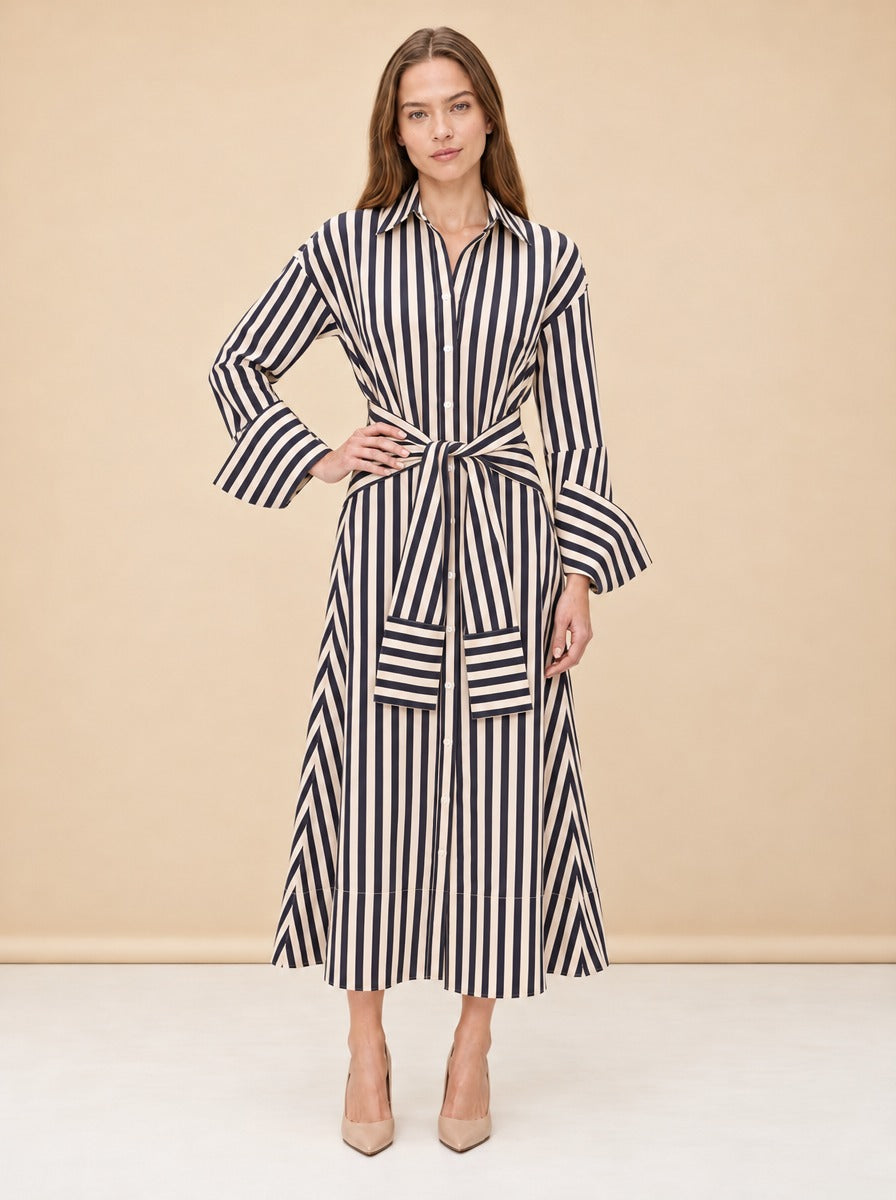 Inna Poplin Maxi Dress model_front_2