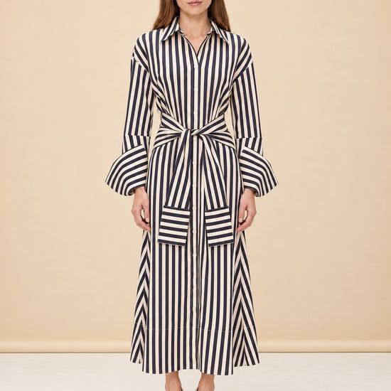 Inna Poplin Maxi Dress model_front