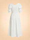 Ischia Puff-Sleeve Dress