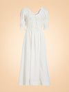 Ischia Puff-Sleeve Dress
