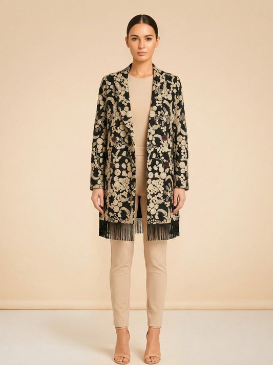 Floral Print Blazer