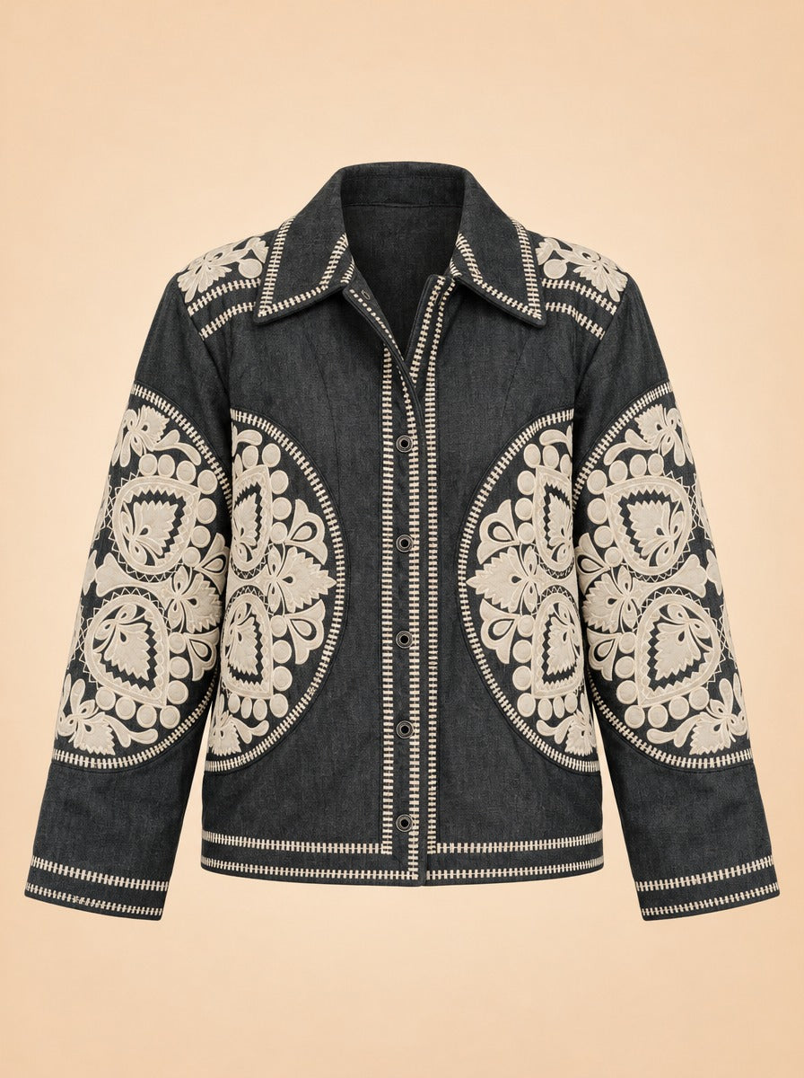 Jamie Quilted Jacket ghost_front