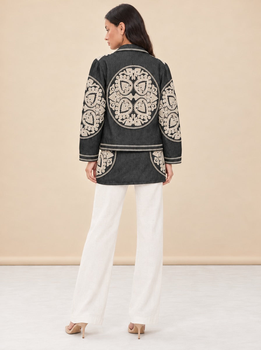 Jamie Quilted Jacket model_back