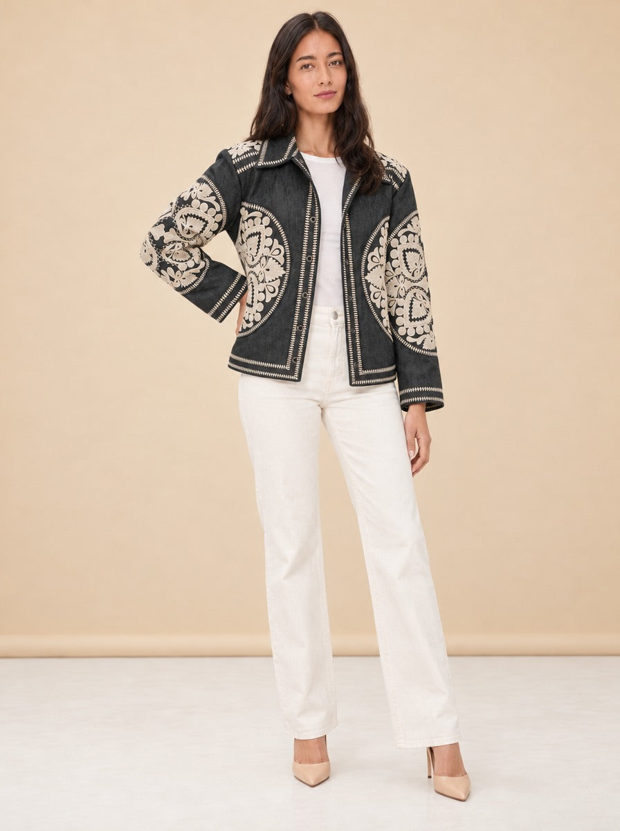 Jamie Quilted Jacket model_front_2