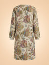 JANEAN MIDI JACKET - RAINBOW FLORAL JACQUARD ghost_back