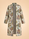 JANEAN MIDI JACKET - RAINBOW FLORAL JACQUARD ghost_front