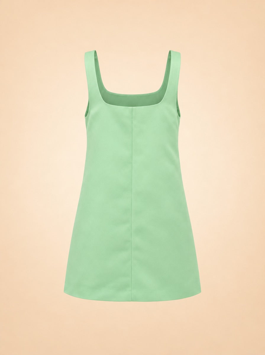Hill House Jasper Dress Green ghost_back