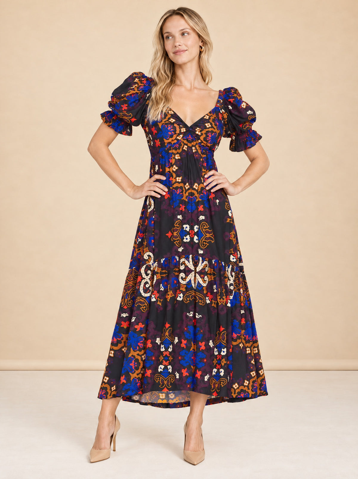 Jewel Ankle Dress model_front_3